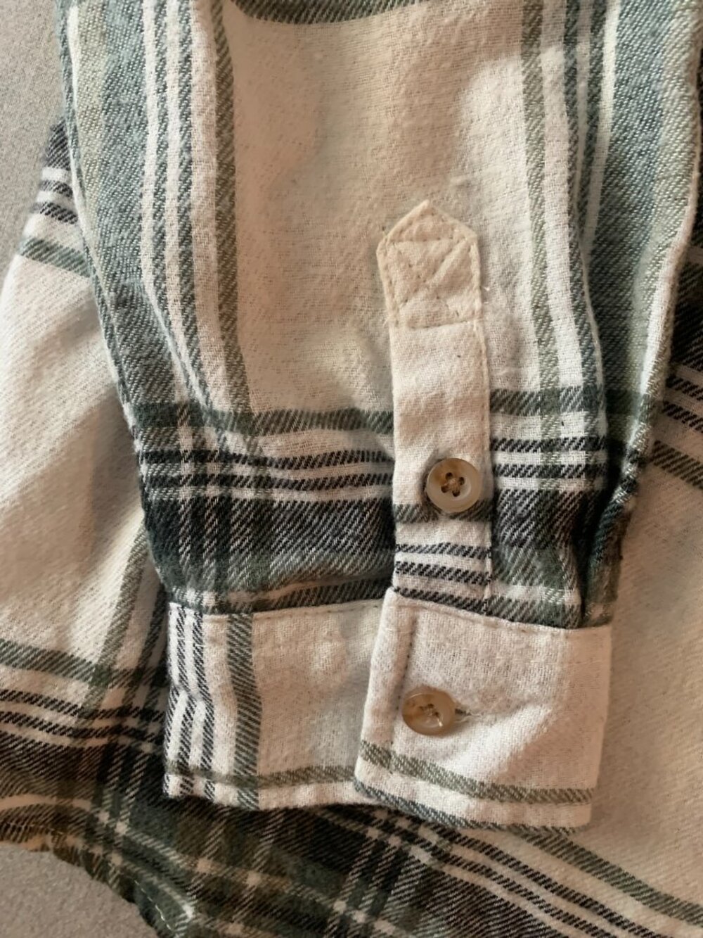 Plaid Button-Up Shirt - Picture 3 of 8